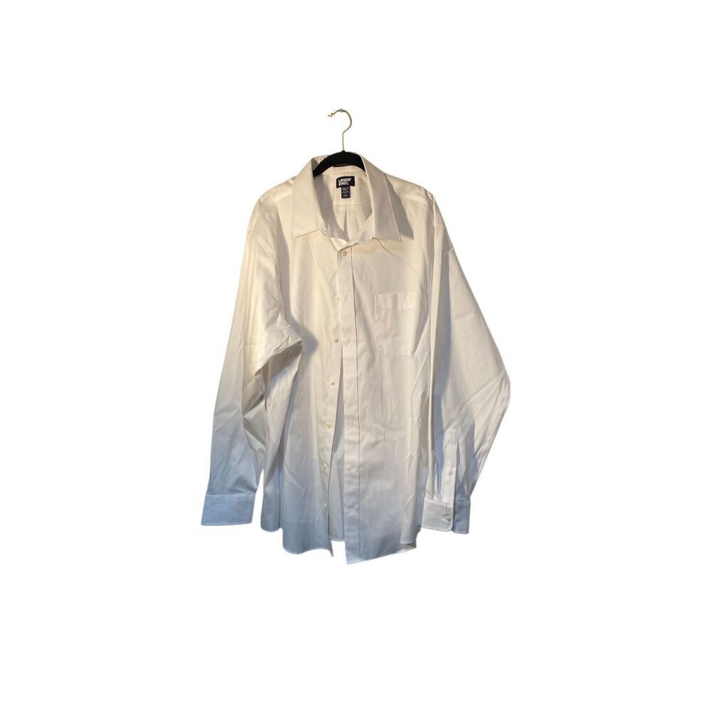 Lands’ End men’s pinpoint no iron oxford button down shirt 2XL